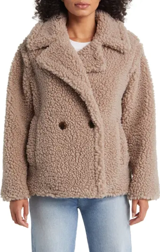 Gertrude Teddy Faux Shearling Coat