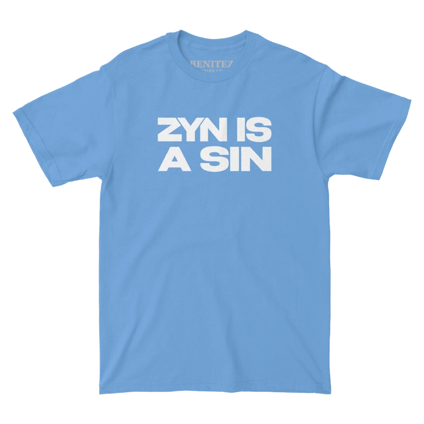 Zyn is a Sin Blue Tee