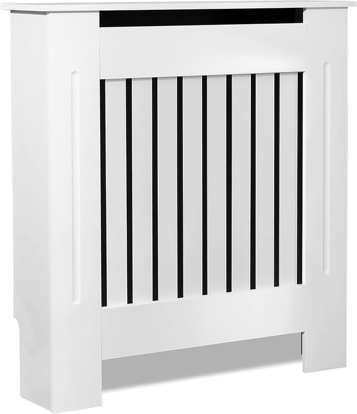 White Small Radiator Cover Vertical Radiator Covers MDF Wood Cabinet Shelf Heating Covers For Living Room, Hallway : Amazon.co.uk: Home & Kitchen