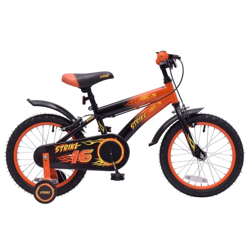 16 Inch Strike Bike in Orange and Black | Smyths Toys UK