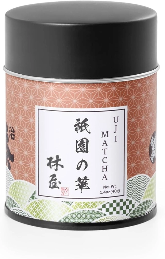 KYOHAYASHIYA Matcha powder - Gion - Kyoto Uji Ceremonial grade, First harvest stone milled authentic japanese matcha green tea powder (1.4oz)