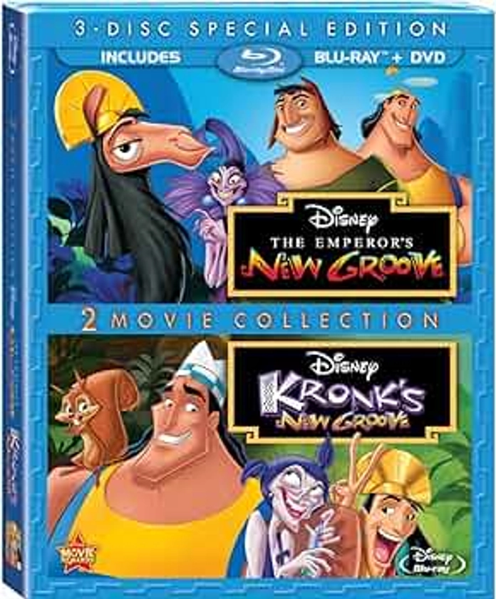 The Emperor's New Groove / Kronk's New Groove (Three-Disc Special Edition) [Blu-ray / DVD]