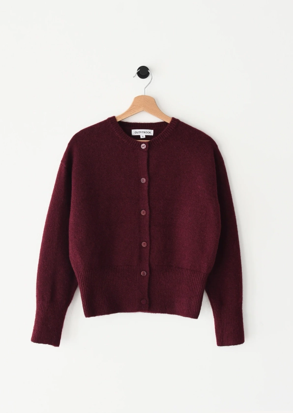 Buttoned knit cardigan