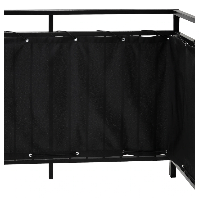 DYNING Brise-vue pour balcon, noir, 250x80 cm - IKEA
