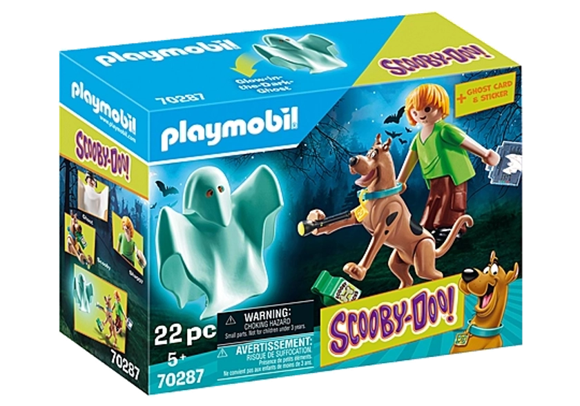 SCOOBY-DOO! Scooby et Sammy avec fantôme - 70287 | PLAYMOBIL®
