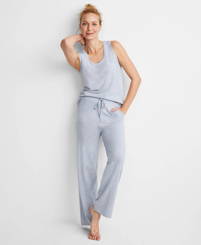 State of Day Women's 2-Pc. Sweater Knit Loungewear Pant Set, Created for Macy's - Macy's