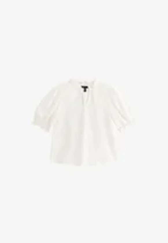 New Look FRILL FLORAL BRODERIE - Blouse - white/blanc - ZALANDO.FR