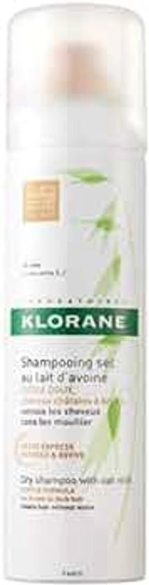 Amazon.com: Klorane Dry Shampoo with Oat Milk, Natural Tint for Brunettes : Beauty & Personal Care