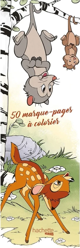 Marque-pages Disney Bestiaire Tome 2: 50 marque-pages à colorier