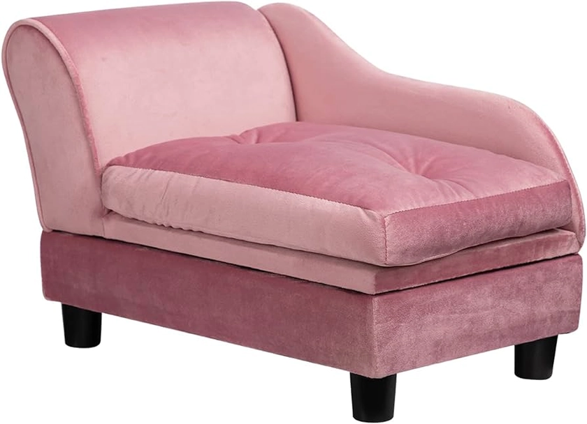 Hollypet Pet Sofa Couch with Storage, Pet Sofa for Cats and Small Dogs, Pet Snuggle Cat Sofa Bed for Indoor Cats, Luxury Mini Dog Couch Sofa Bed with Washable Cushion, Coral Pink : Amazon.com.au: Pet Supplies