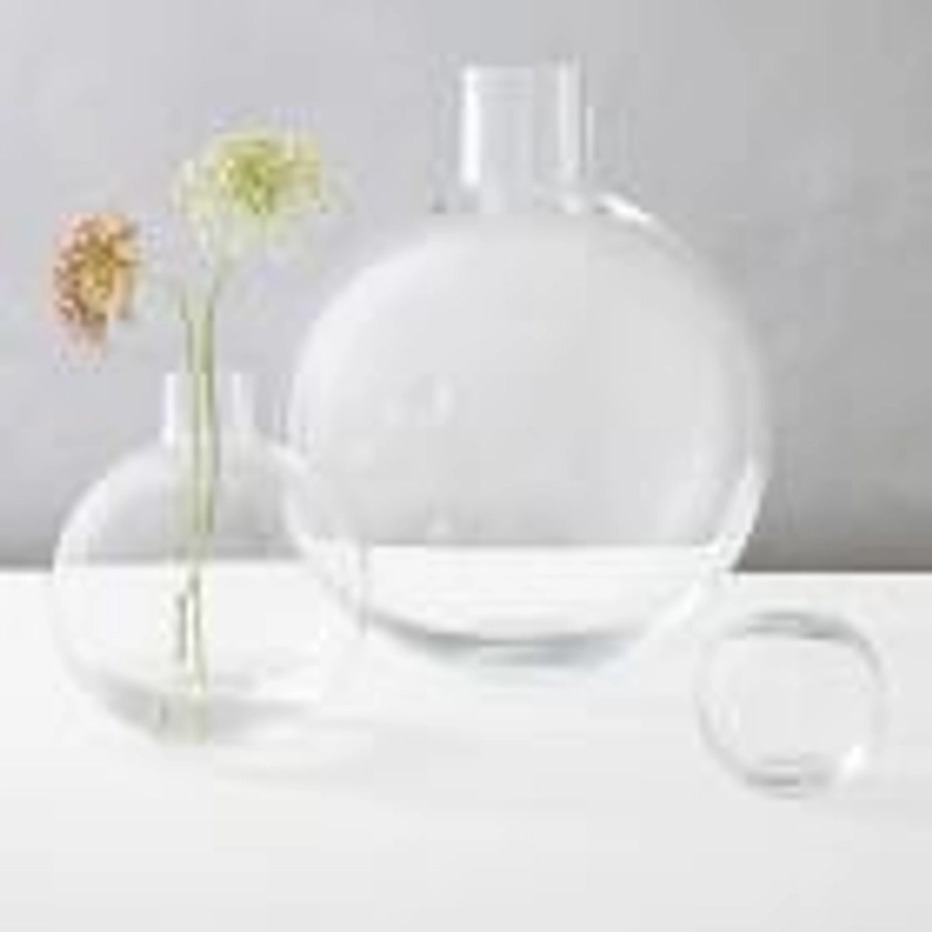 Foundations Clear Glass Vases | West Elm