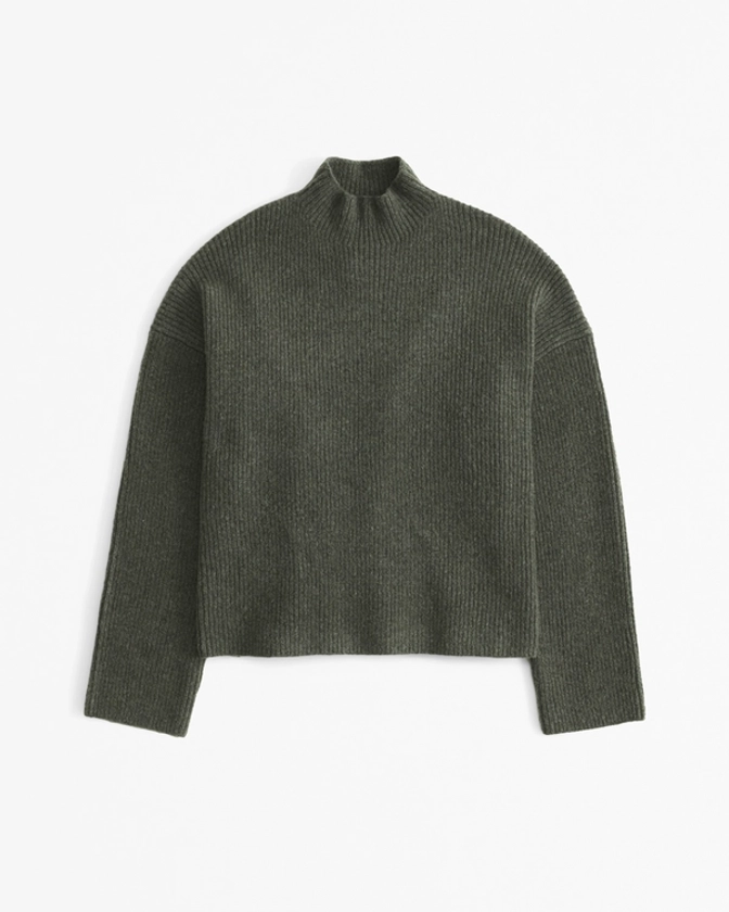 Women's Easy Funnel Neck Sweater | Women's | Abercrombie.com