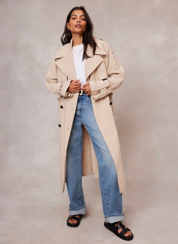 Beige Trench Coat