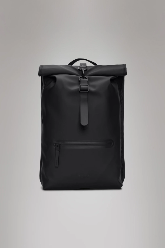 Rains® Rolltop Rucksack in Black for €110 | 2-Year Warranty