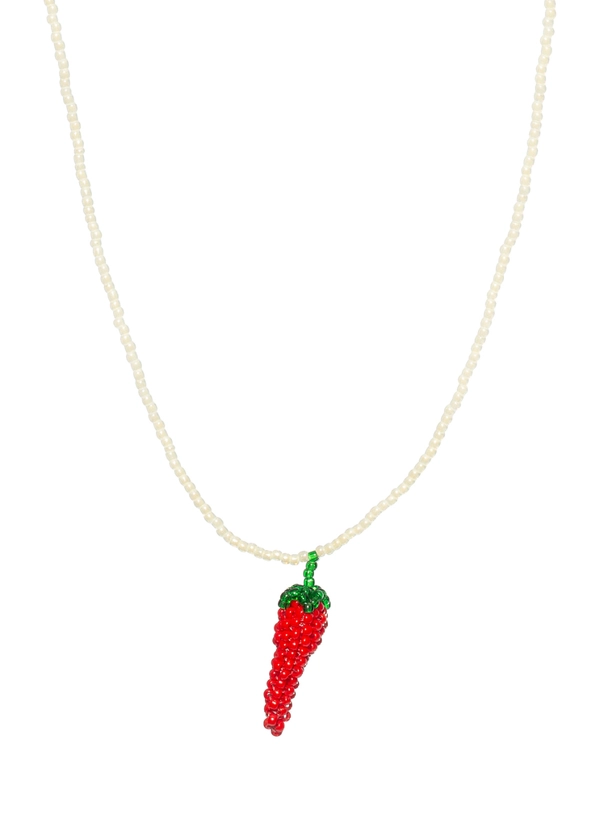 Chilli on glass beads - Muszle i Perły - Oficjalny Sklep