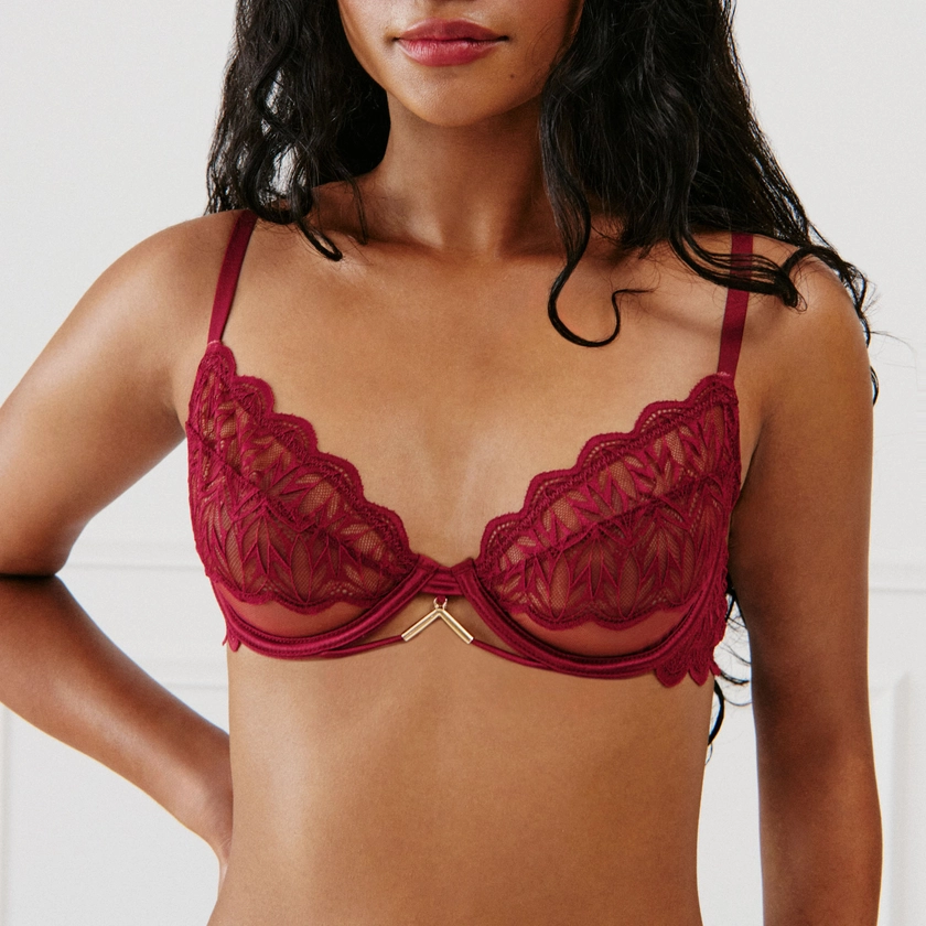 Soutien-gorge corbeille en dentelle