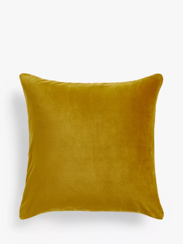 John Lewis Cotton Velvet Cushion
