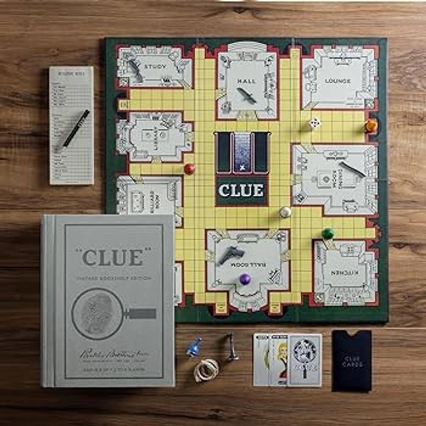 Amazon.com: WS Game Company Clue Vintage Bookshelf Edition : Toys & Games