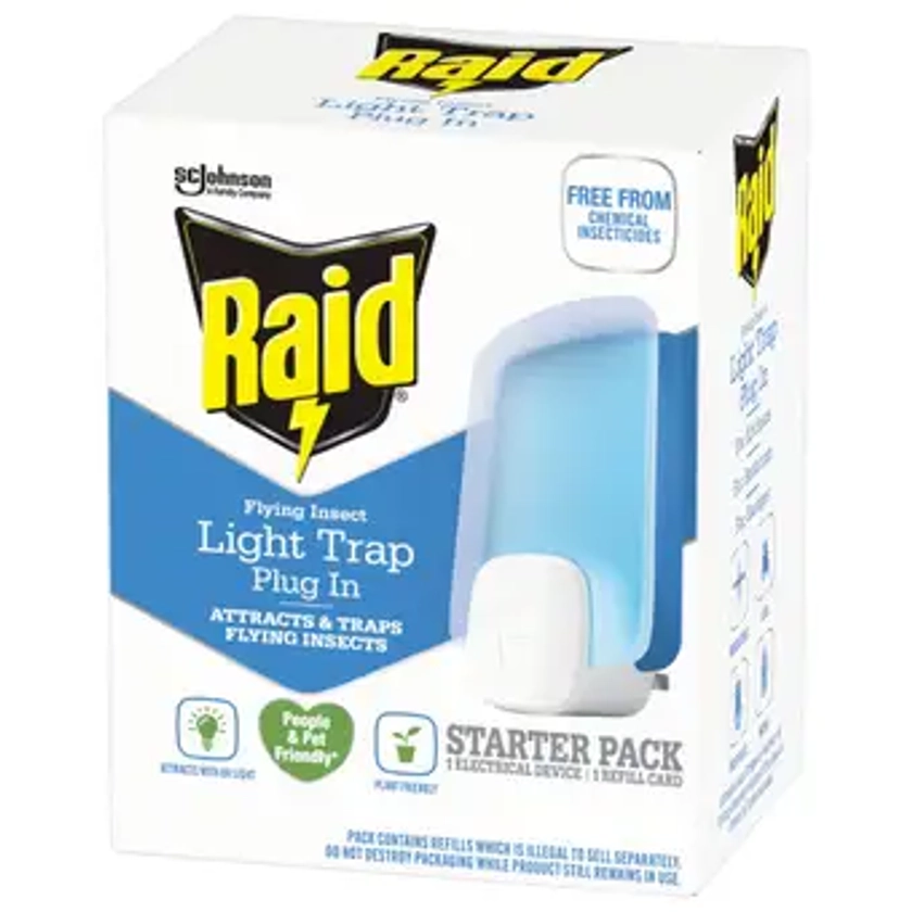 Raid Flying Insect Light Trap Starter Pack