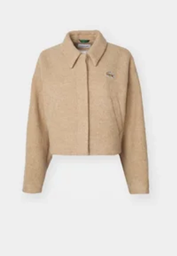 Lacoste Veste légère - sahel beige/bordeaux - ZALANDO.FR