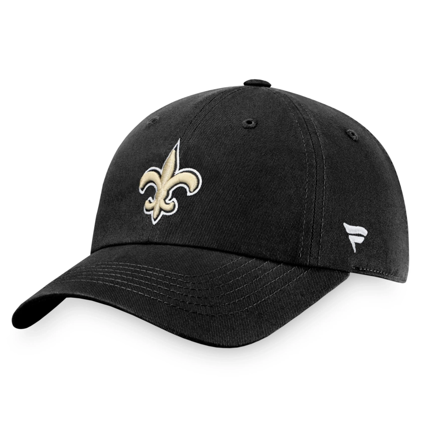 New Orleans Saints Fanatics Adjustable Hat - Black