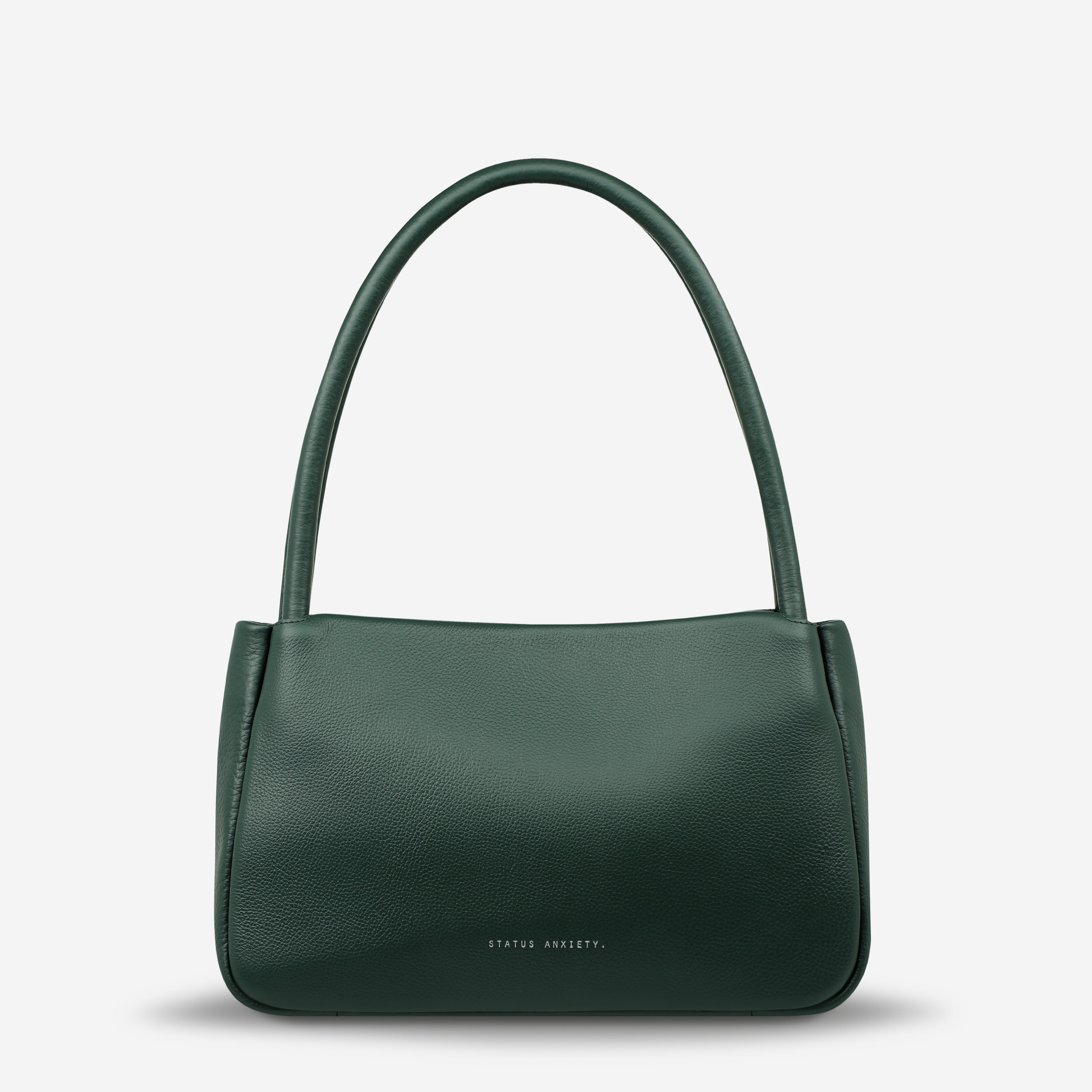 Light Of Day Women's Green Leather Handbag | Status Anxiety®