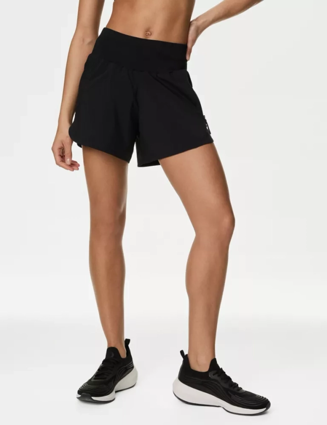 High Waisted Sports Shorts | Goodmove | M&S