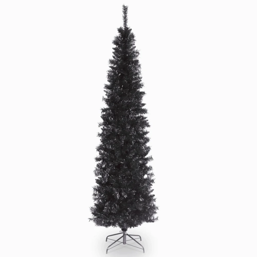 6 ft. Tinsel Tree - Black