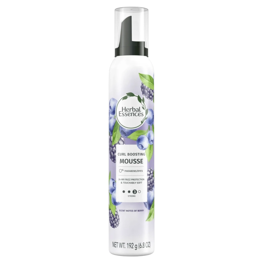 Herbal Essences Curl Boosting Mousse, All Day Hold, Frizz Control, 6.8 fl oz