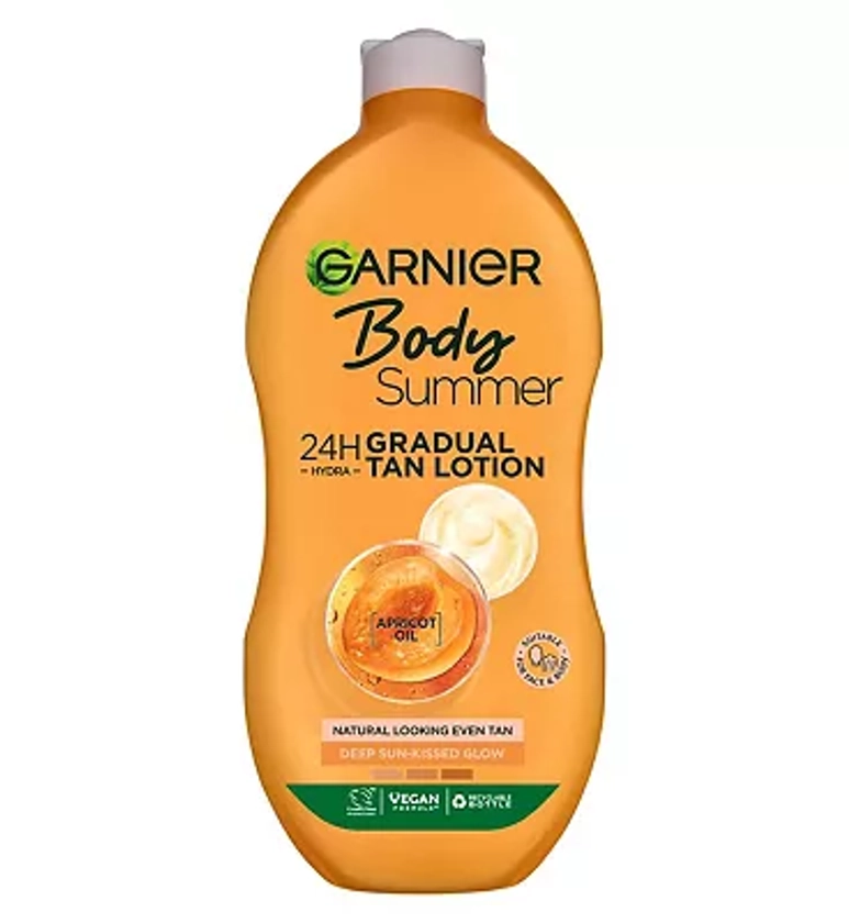 Garnier Summer Body Hydrating Gradual Tan Moisturiser Light 400ml