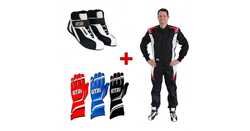 Pack karting GT2i Race & Safety combinaison + bottines + gants