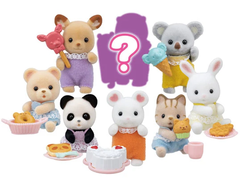 Sylvanian Families Baby Treat Series - All 8 Figures in the series