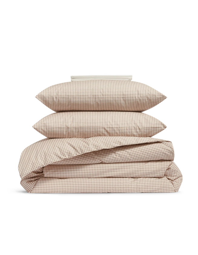 Parure Percale de coton haut de gamme 120 fils/cm2