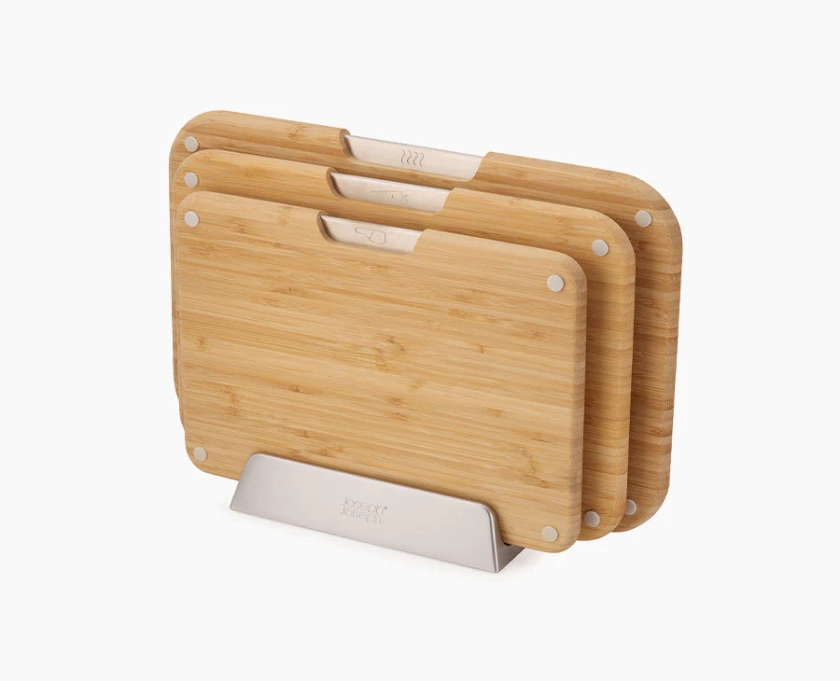 3-Piece Bamboo Chopping Board Set | Joseph Joseph UK