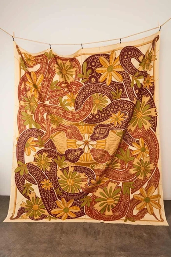 EBX Garden Snake Tapestry