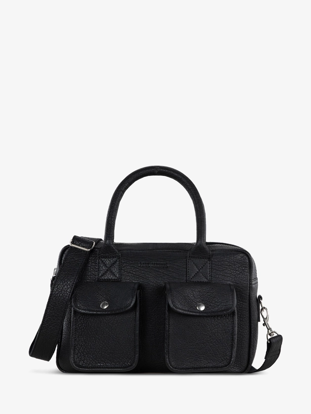 LeDandy S Noir - sac à main en cuir noir femme | PAUL MARIUS