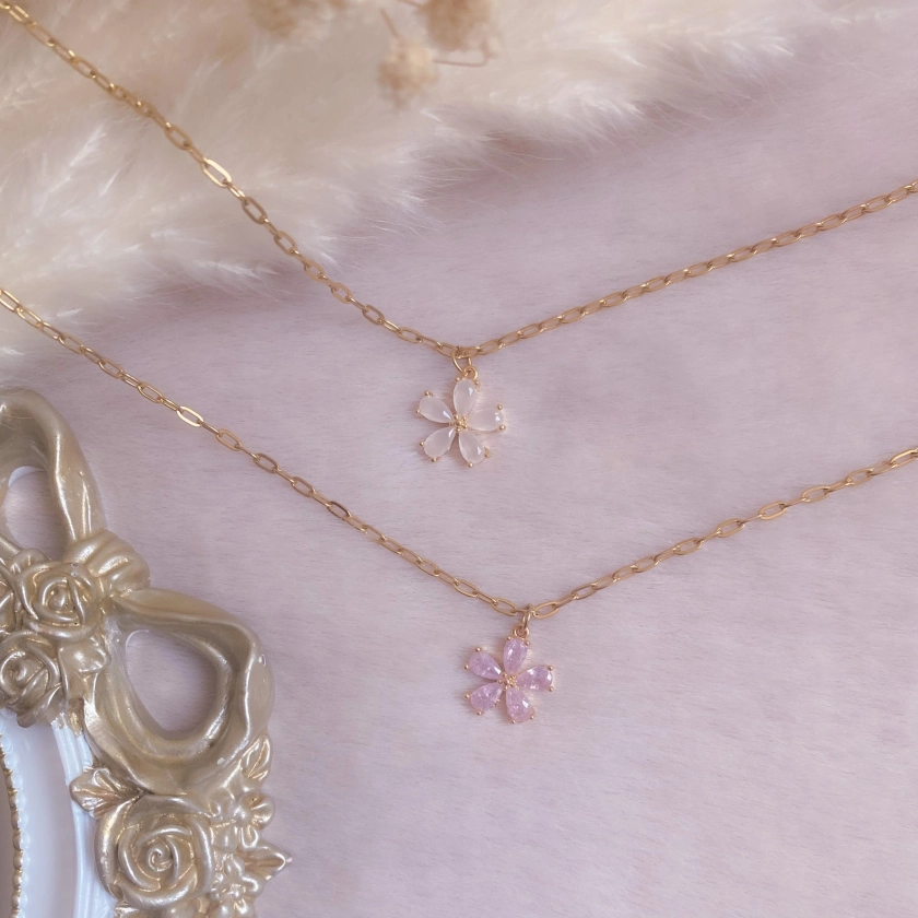 Spring Sakura Necklace