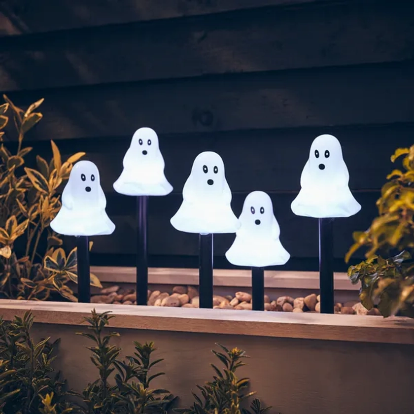 Set of 5 Ghost Stake Lights
