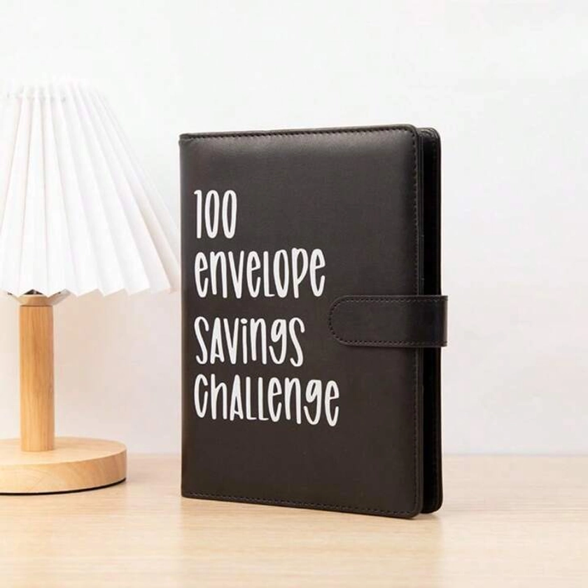 1 Pc Loose Leaf Notebook 100 Envelope Savings Challenge Travel Budget Binder Organizer System Can Add Paper Notebook