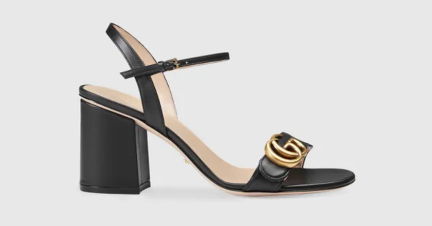Gucci Leather mid-heel sandal