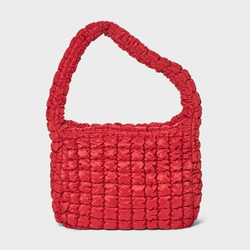 Puffer Hobo Bag - Wild Fable™ Red