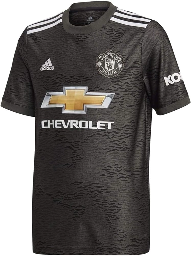 Adidas Kids' 20/21 MUFC Away Jersey, Leggrn/Black, 128 : Amazon.co.uk: Fashion