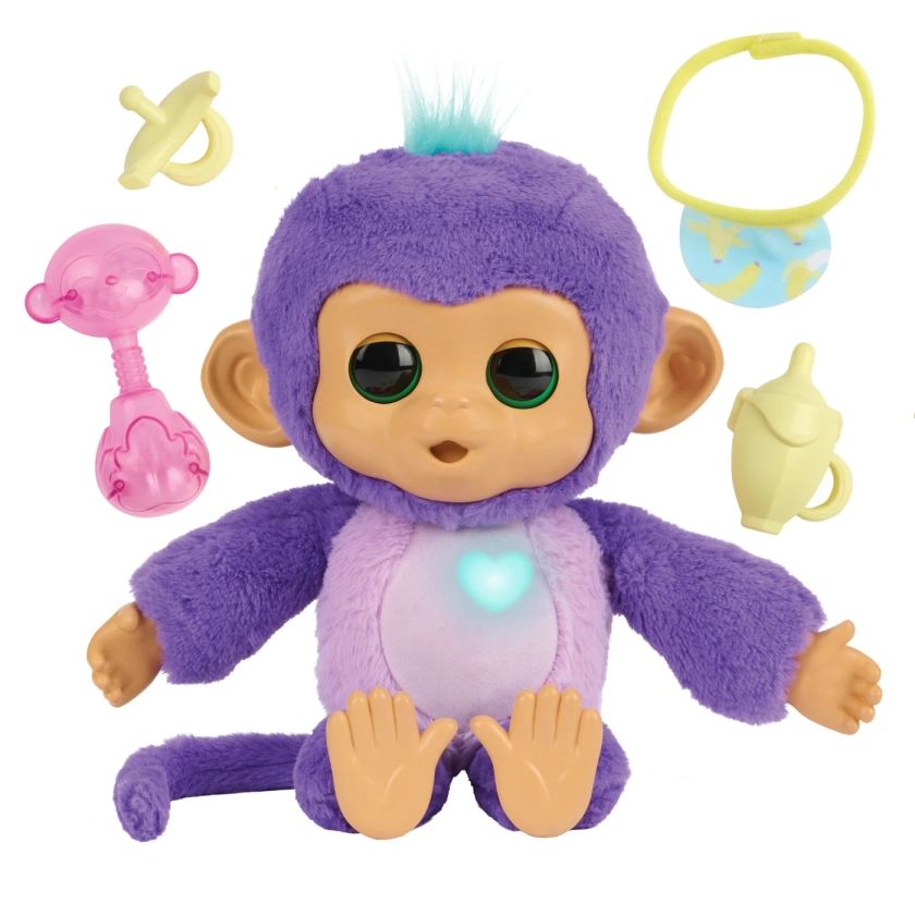 Fingerlings Care ‘n’ Cuddles Interactive Baby Monkey - Sunny