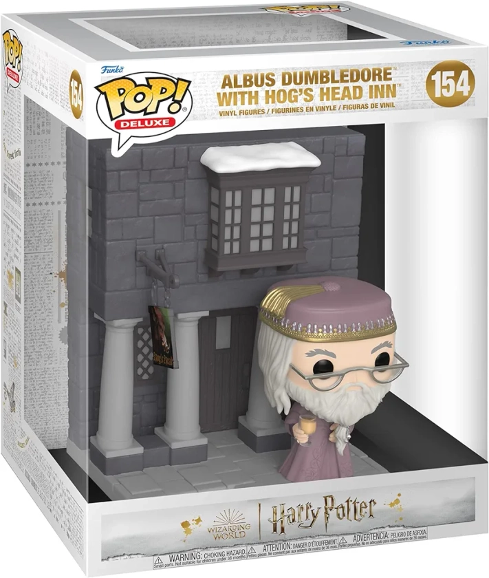 Funko Pop! Deluxe: HP Hogsmeade - Hog's Head with Dumbledore - Harry Potter- Figurine en Vinyle à Collectionner - Idée de Cadeau - Produits Officiels - Jouets pour Les Enfants et Adultes