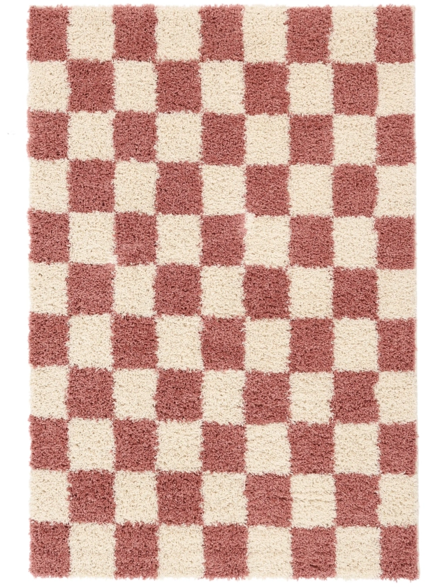 Rugvista essential - Chessie - Rose / Blanc Écru 160 x 230 cm Tapis - Rugvista