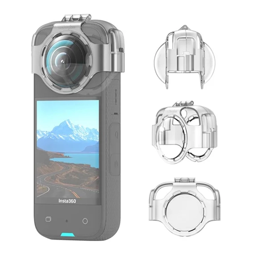 Wholesale Customize AMAGISN For Insta360 X3 Snap-on Lens Guard PC Camera Lens Cap Anti-fog Protector | TVCMALL