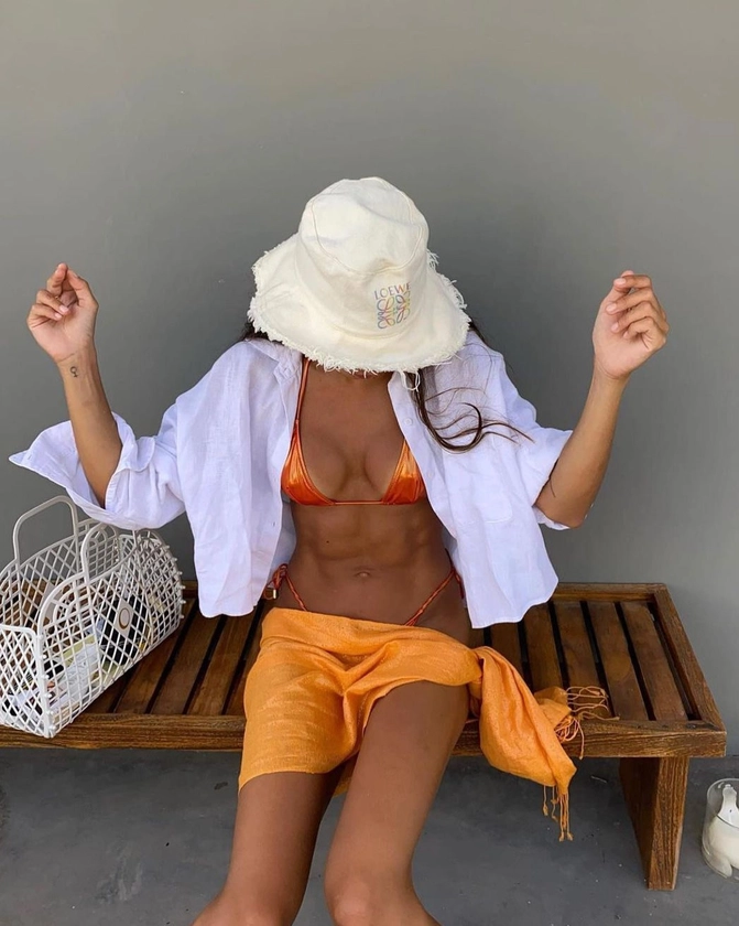 Miro Orange Bikini Top