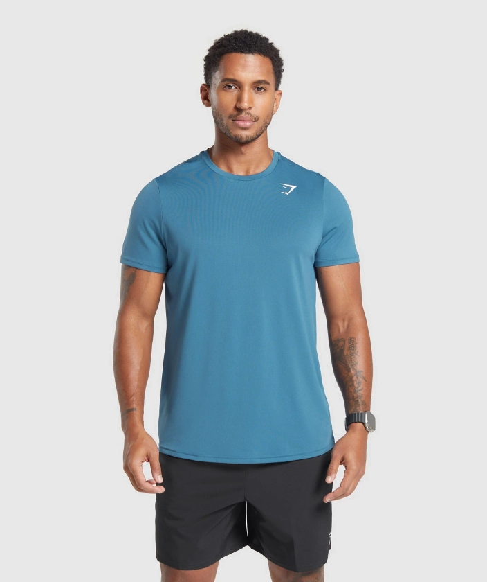 Gymshark Arrival T-Shirt (Reg Fit) - Utility Blue