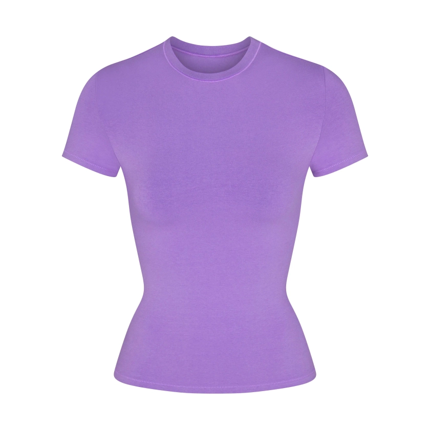 COTTON JERSEY T-SHIRT | ULTRA VIOLET