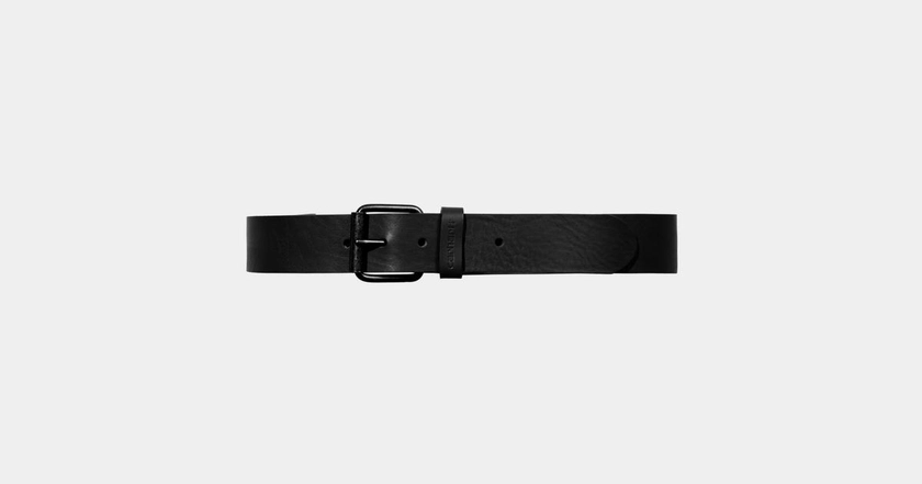 Carhartt WIP Script Belt, Black / Black | Boutique officielle en Ligne